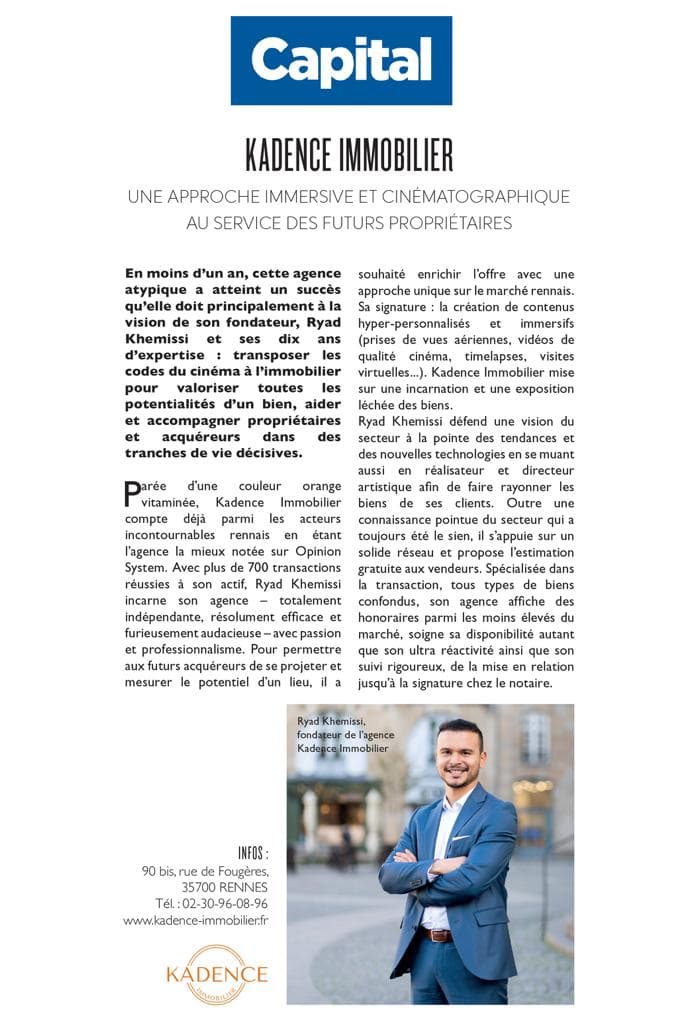 Article Capital — Kadence Immobilier