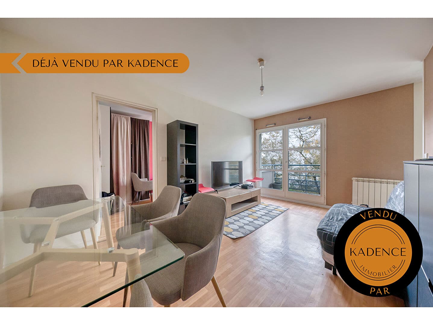 Appartement T2 34,15 m2 - Beaulieu / Longs Champs